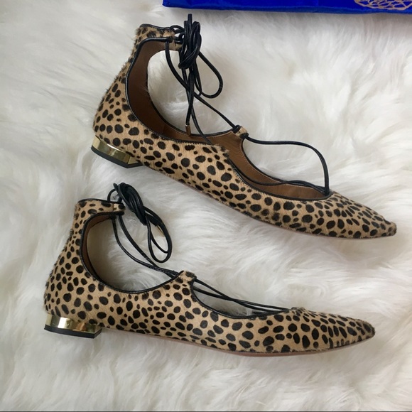 SOLD • Aquazzura Cheetah Christy Flat EUC - Picture 4 of 8